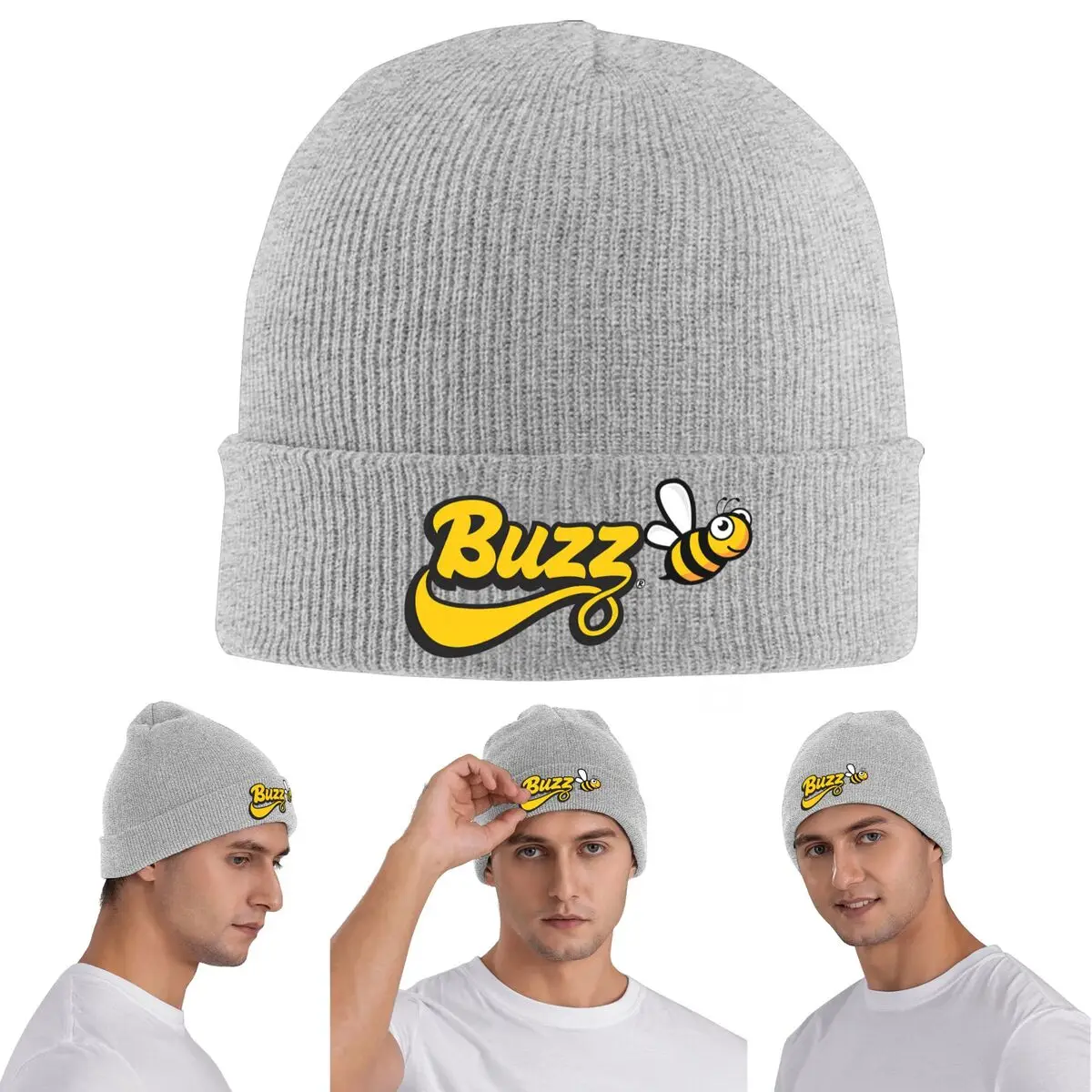 Buzz Airline Ryanair Group Warm Knitted Cap Winter Knit Bonnet Hat Skullies Beanies Hip Hop Caps for Unisex