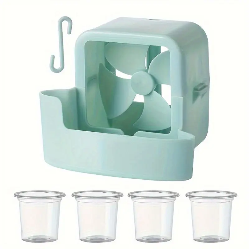 A76G-For Electricity-Free Summer Cooler Accessory Portable Ice Head Cooling Kit For Electric Floor Fan Models Efficient Blue