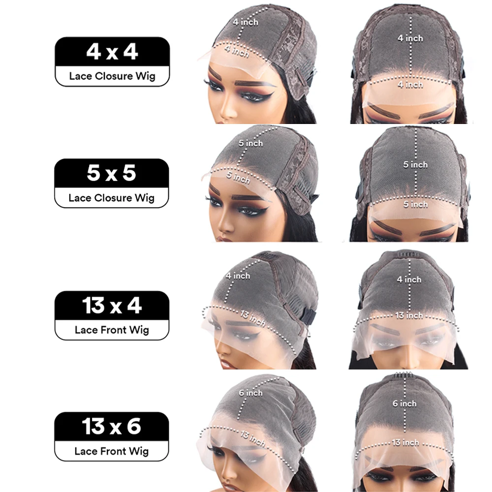 Bob Wig Human Hair 100% Short Bob Curly Lace Front Wig 13X6 Lace wig Deep Water Wave 5x5 Hd Lace Closure wig For Women Choice