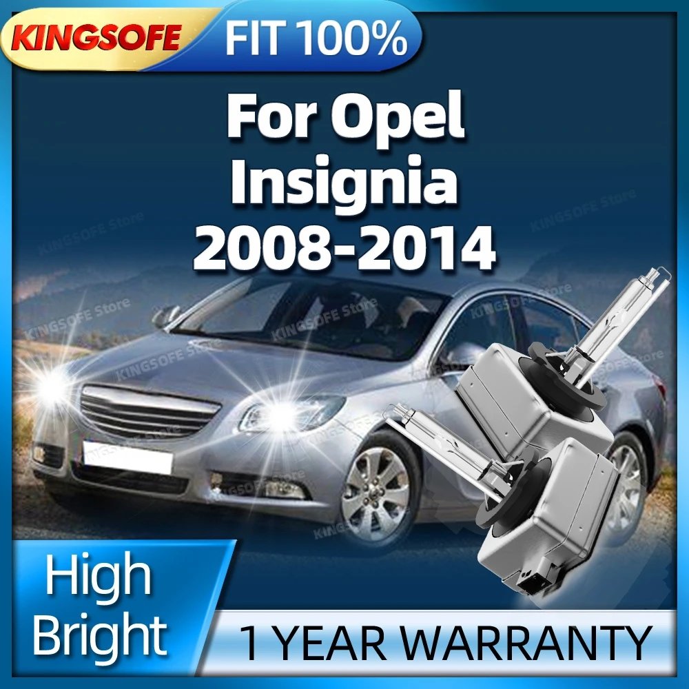 

2 шт. ксеноновые лампы HID 6000K 35W для фар Opel Insignia 2008-2014, установка Plug and Play