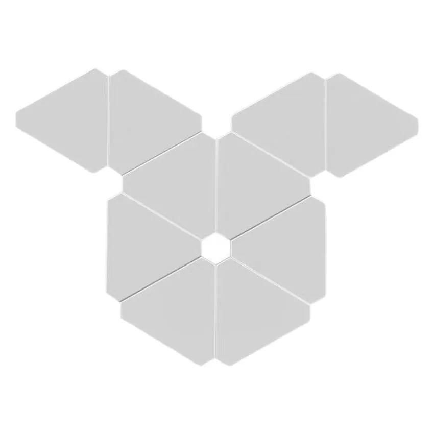 

Background wall quantum light, voice-activated induction APP remote control honeycomb