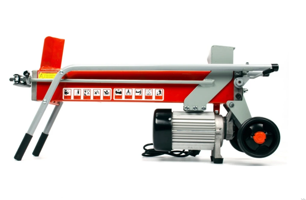 8T Electric Hydraulic Automatic Wood Splitting Machine Small Household Rural Wood Cutting Machinery for Woodworking Projects