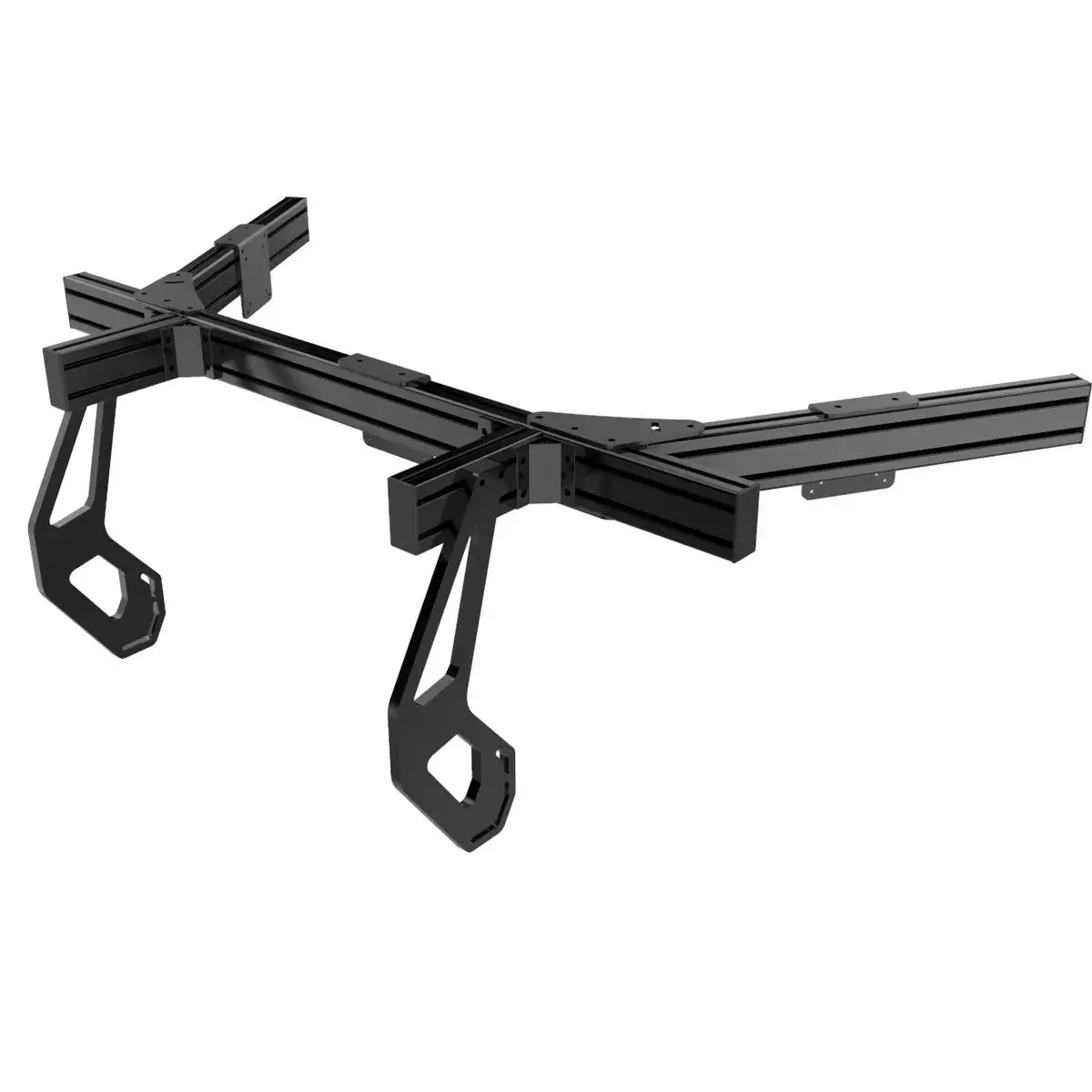 Custom Single Screen Monitor TV Mount for Sim Racing Cockpit 32 Inch Monitor Arm TV Stand Floor Support for Racing Simulator Rig view 3