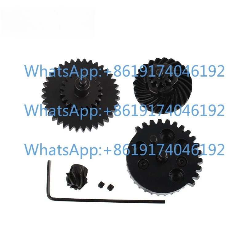 

Spiral Chrome Steel Gear Set 40CrMo Column Shift Steel Cutter, Spiral Bevel Teeth 13 To 16 To 18