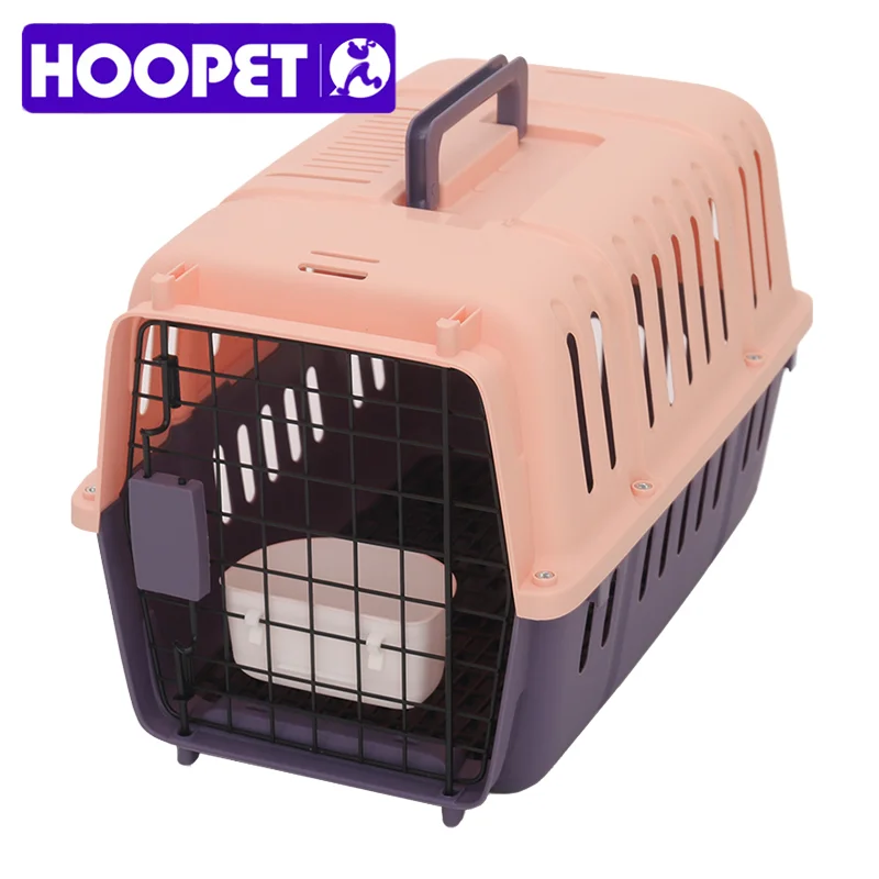 

HOOPRT Pet United Airlines Air Box Can Be Shipped Box Cat Out Portable Car Dog Crate Small Dog Air Transportation Cat Cage