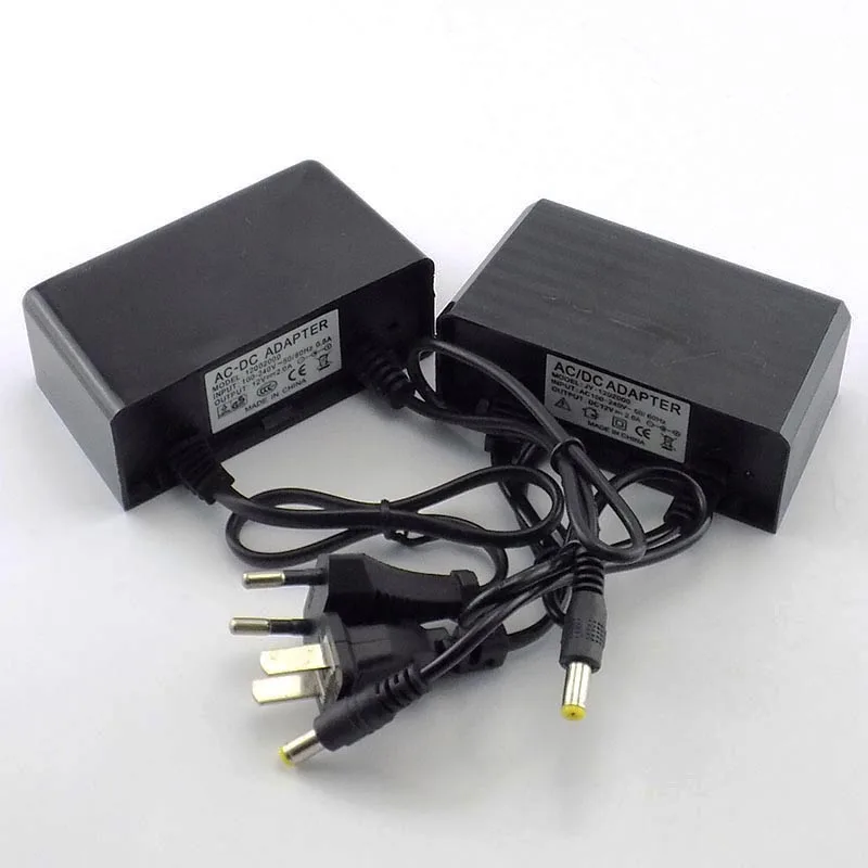 Waterproof outdoor AC/DC Power Supply 12V 2A 2000ma 100-240V  EU Plug Power Adapter Charger for CCTV Camera LED Strip Light C6