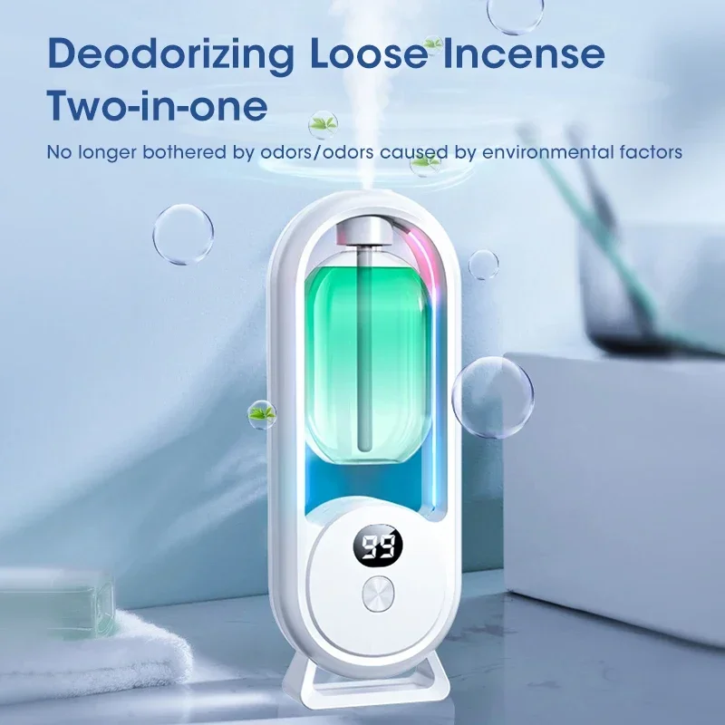 1Pc Home Fragrance Machine Automatic Essential Oil Diffuser Nebulizer Perfume Scent Machine for Kitchen and toilet deodorization