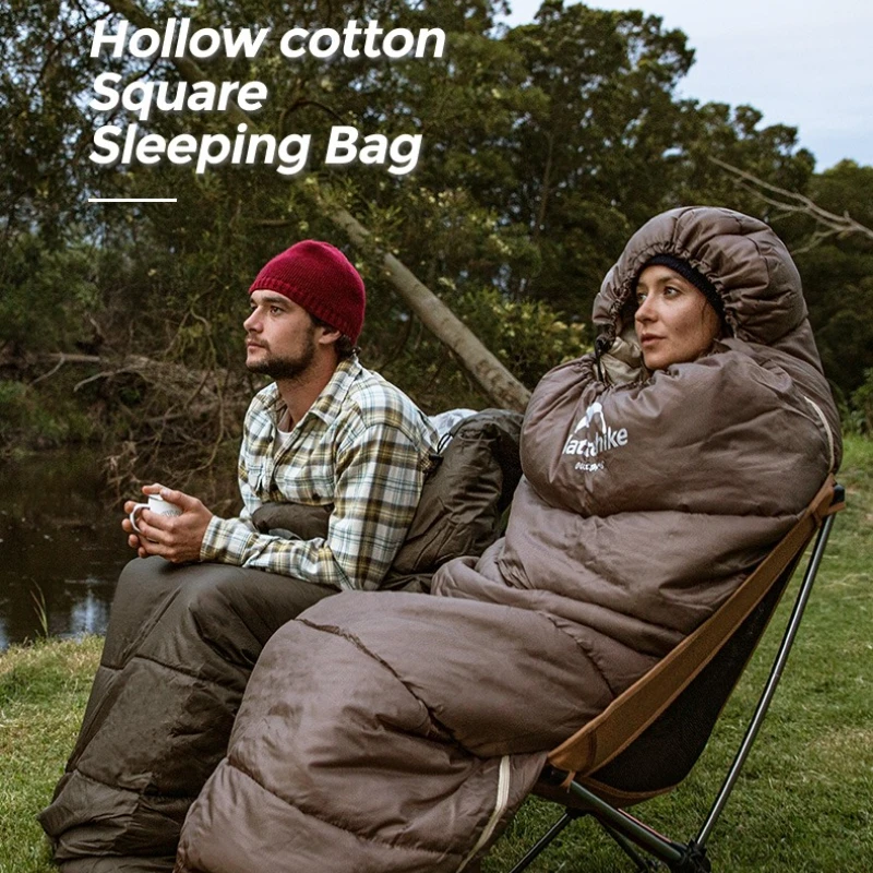 

Легкий спальный мешок для кемпинга для взрослых, 4-сезонный водонепроницаемый портативный спальный мешок-конверт для пеших прогулок и путешествий