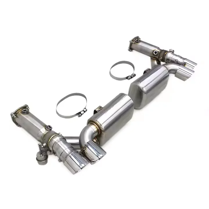 

LXBY-Yooking Factory Valve Muffler Exhaust Cat Back for PORSCHE 911 997/997.1 Turbo 3.6 (2004-2012)