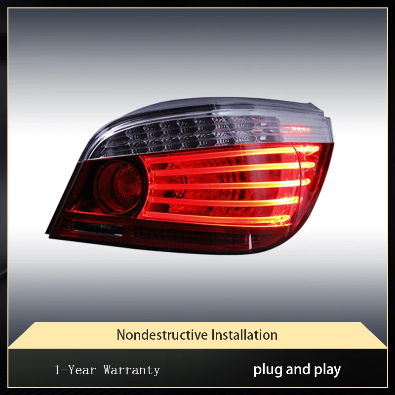 

Автомобильные фары для BMW 5 серии E60 2004-2010, светодиодные задние фонари с автоматической настройкой в сборе, обновление DRL 520i 525i 523i 528i, аксессуары для инструментов