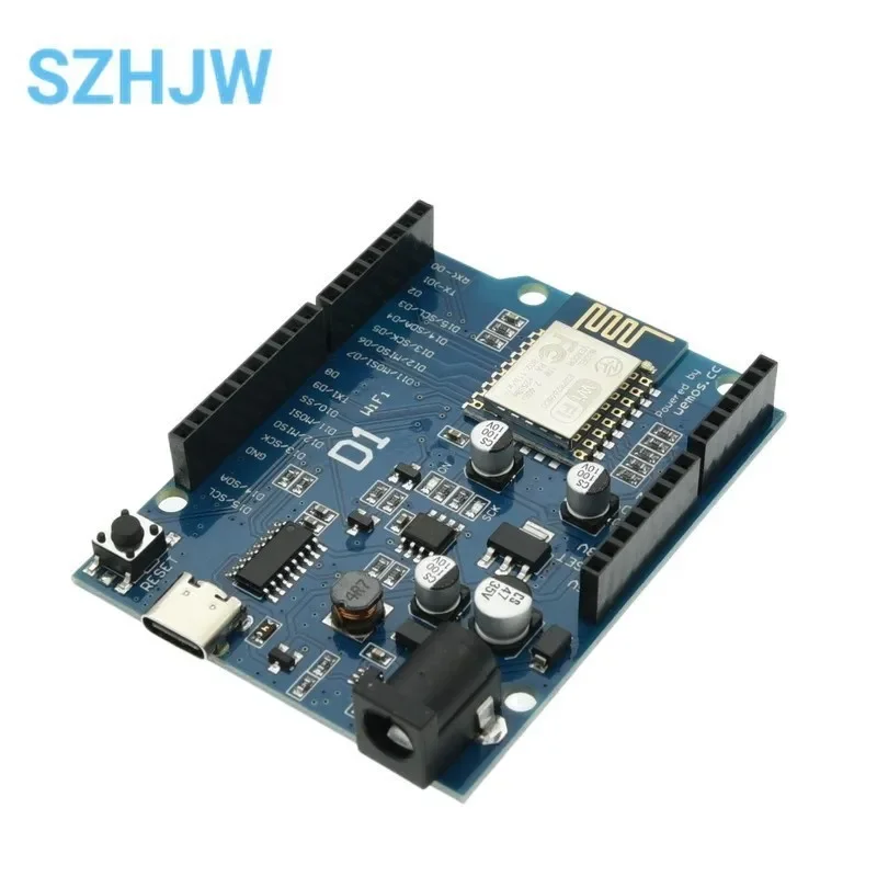 ESP-12 WeMos D1 R3 CH340 CH340G WiFi Development Board Based ESP8266 Shield Smart Electronic PCB For Arduino Compatible IDE