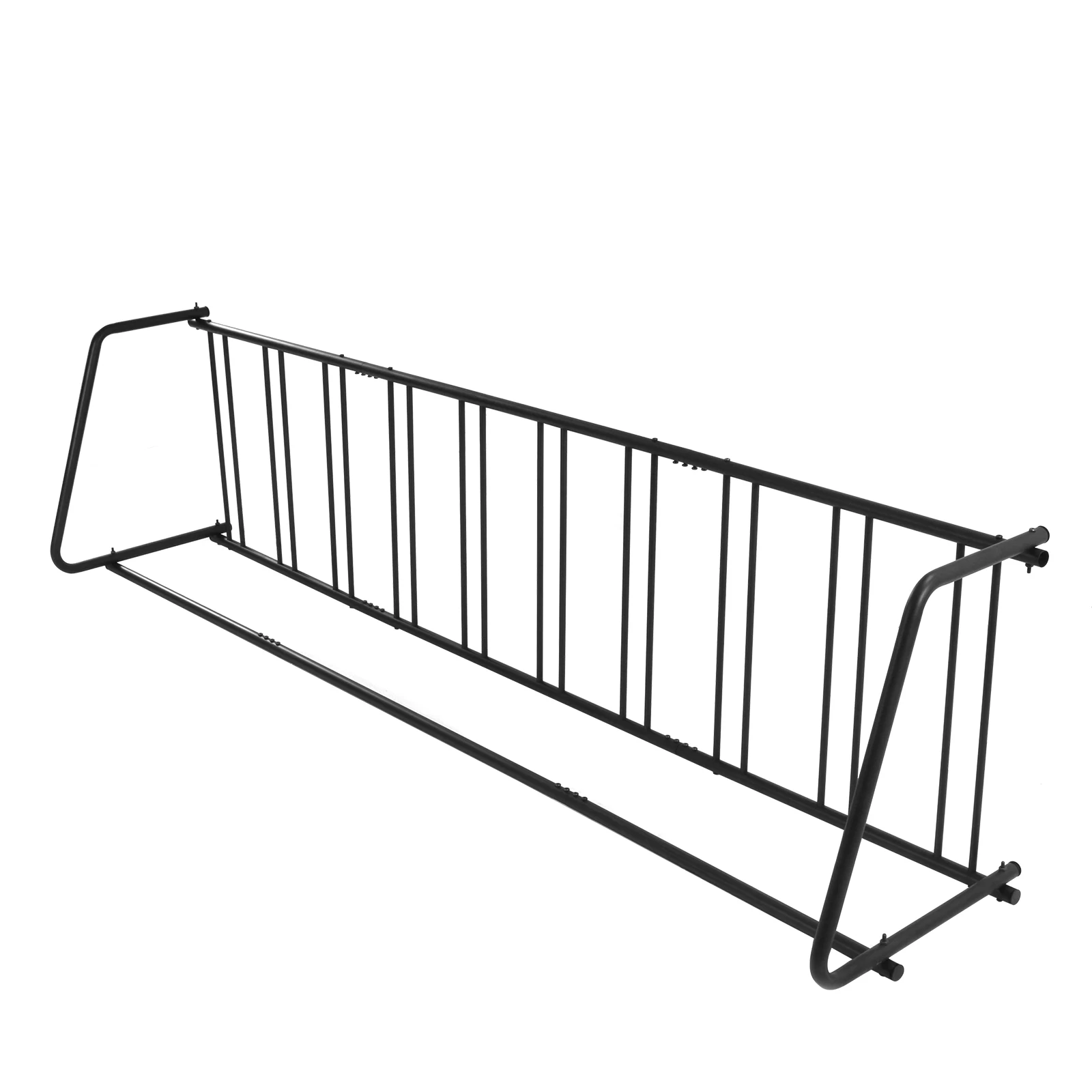 

Commercial Grid Bike Rack Dual Sided Fits 12-29in Tires Outdoor Bike Rack Stand for 10 Holders for Garages Streets Yards Events
