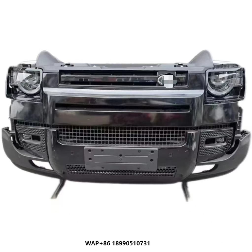 

Original Used Second-Hand Front Lip Bumper Grille for Land Rover Defender Includes Headlights Radiator Fan