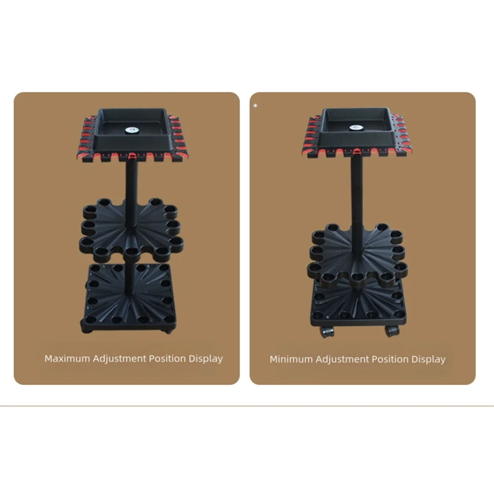 

Fishing Rod Holders for Garage Floor with Adjustable Rack Large Capacity Holds 24 Rods and Fishing Accessories