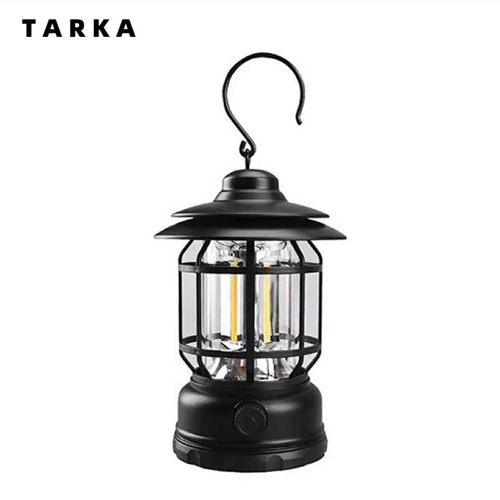TARKA Camping Lights Atmosphere Light Type-C Rechargeable Camping Lantern Wild Climbing Lighting Adjustable Light Table Lamp 
