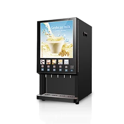 New Design Instant Coffee Tea Drink Vending Machine Metal Instant Coffee Powder Machine