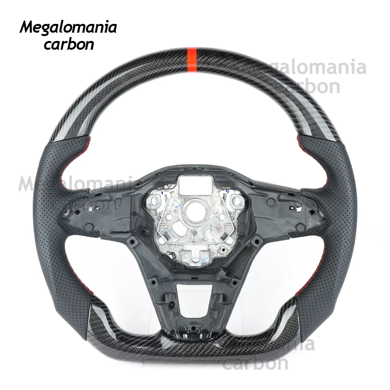 

Suitable for Volkswagen Mk6 Mk7 Mk8 Gti Gtr Golf GTD GTS Polo upgrade steering wheel genuine leather carbon fiber steering wheel