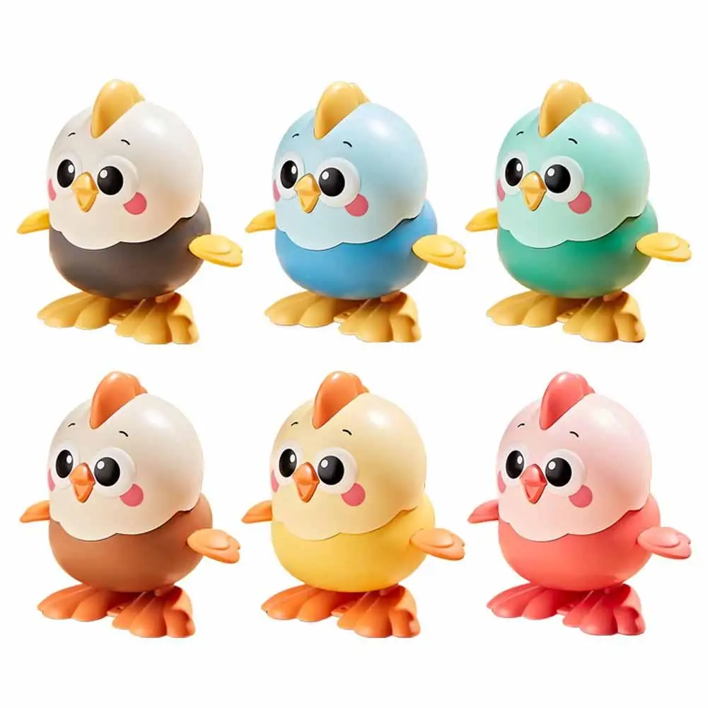 Cute Wind Up Chick Clockwork Toy Chick On Chain Can Walk Cute Animals Chick Clockwork Walking Toys Children Fun Gifts