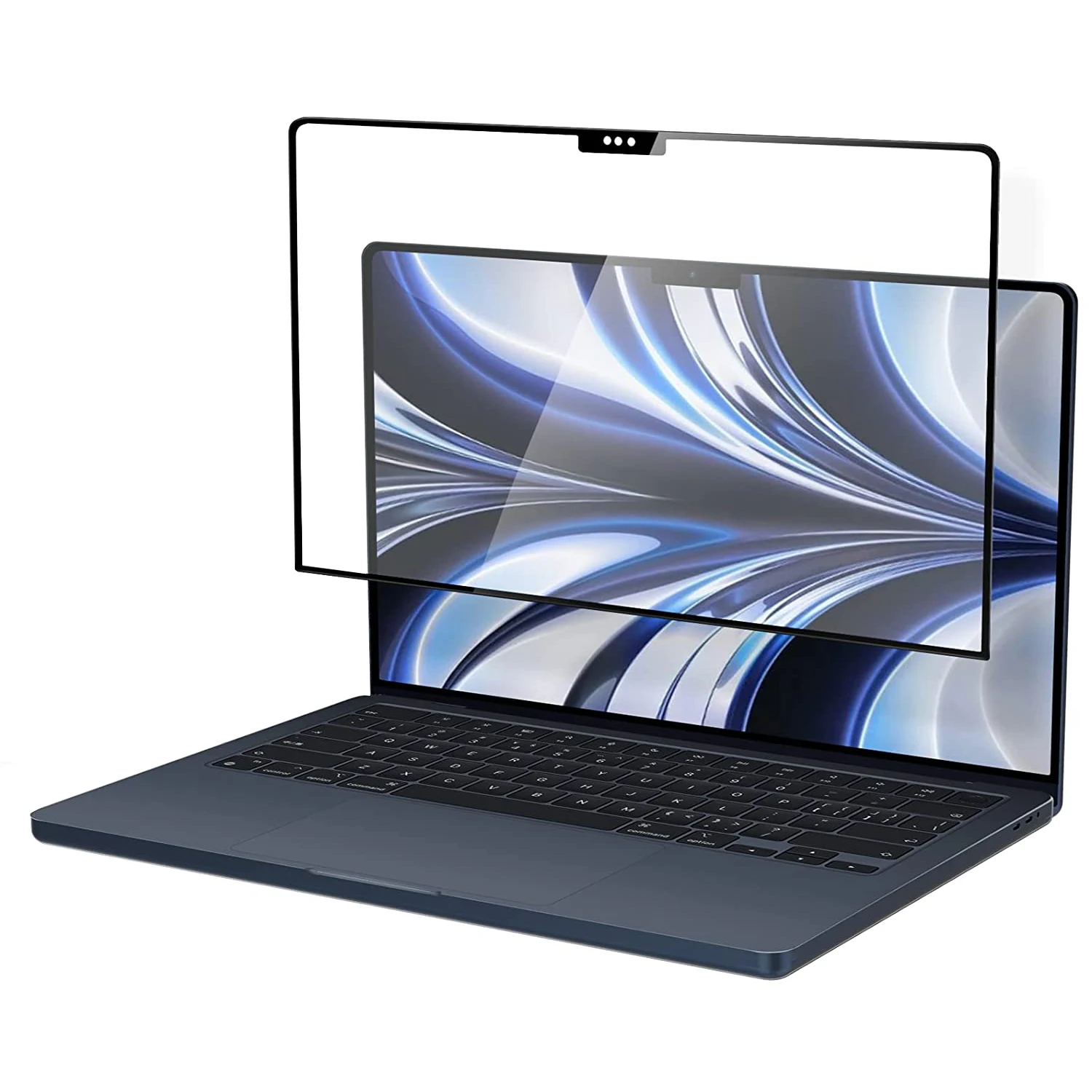 9H Tempered Glass Film Full Coverage Protection Shield Screen Protector for New MacBook Air 13.6 inch (M2 Chip, 2022 Released)