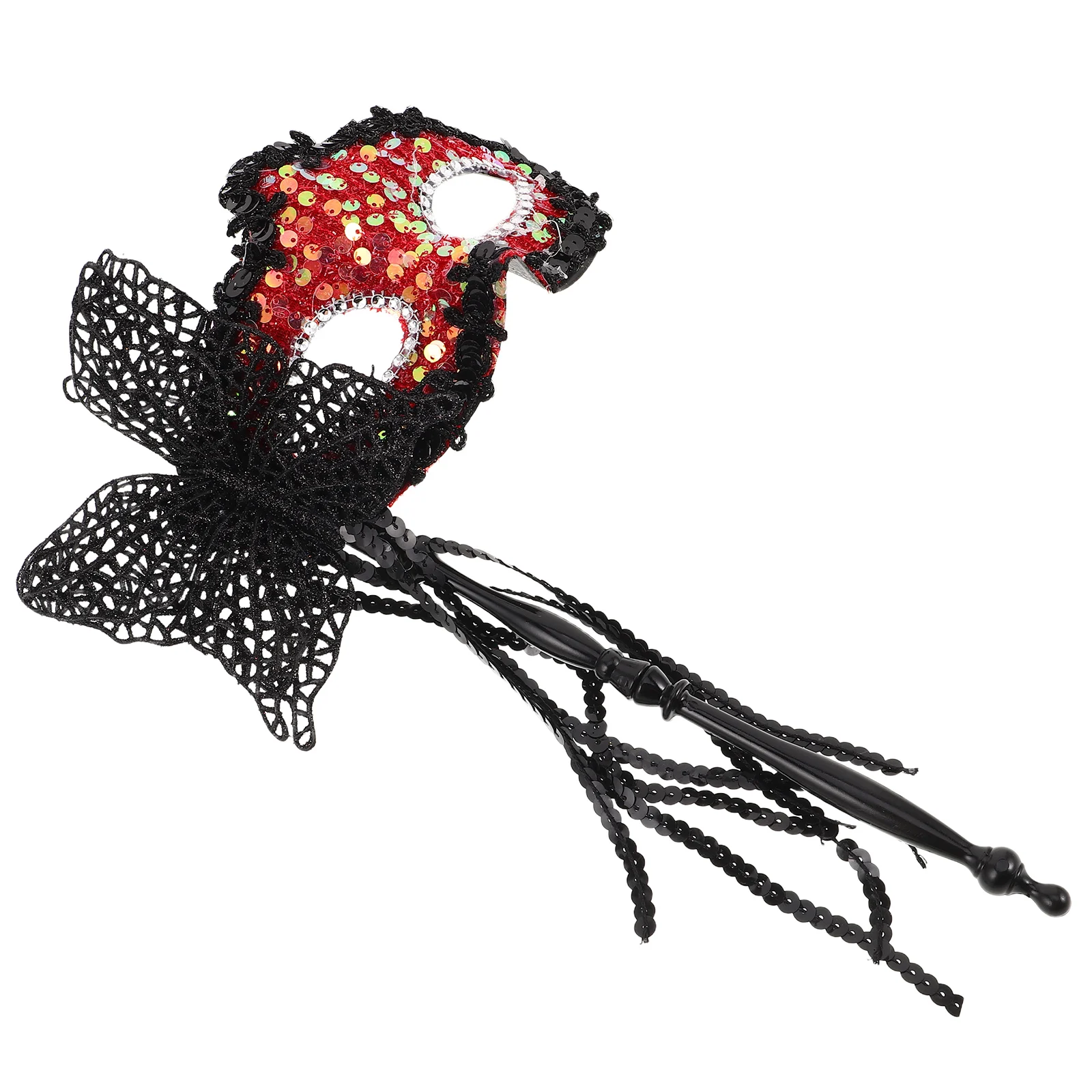 

Handheld Stick Sequin Mask Butterfly Plastic Halloween for Women Carnival Masks Ladies Masquerade Woman