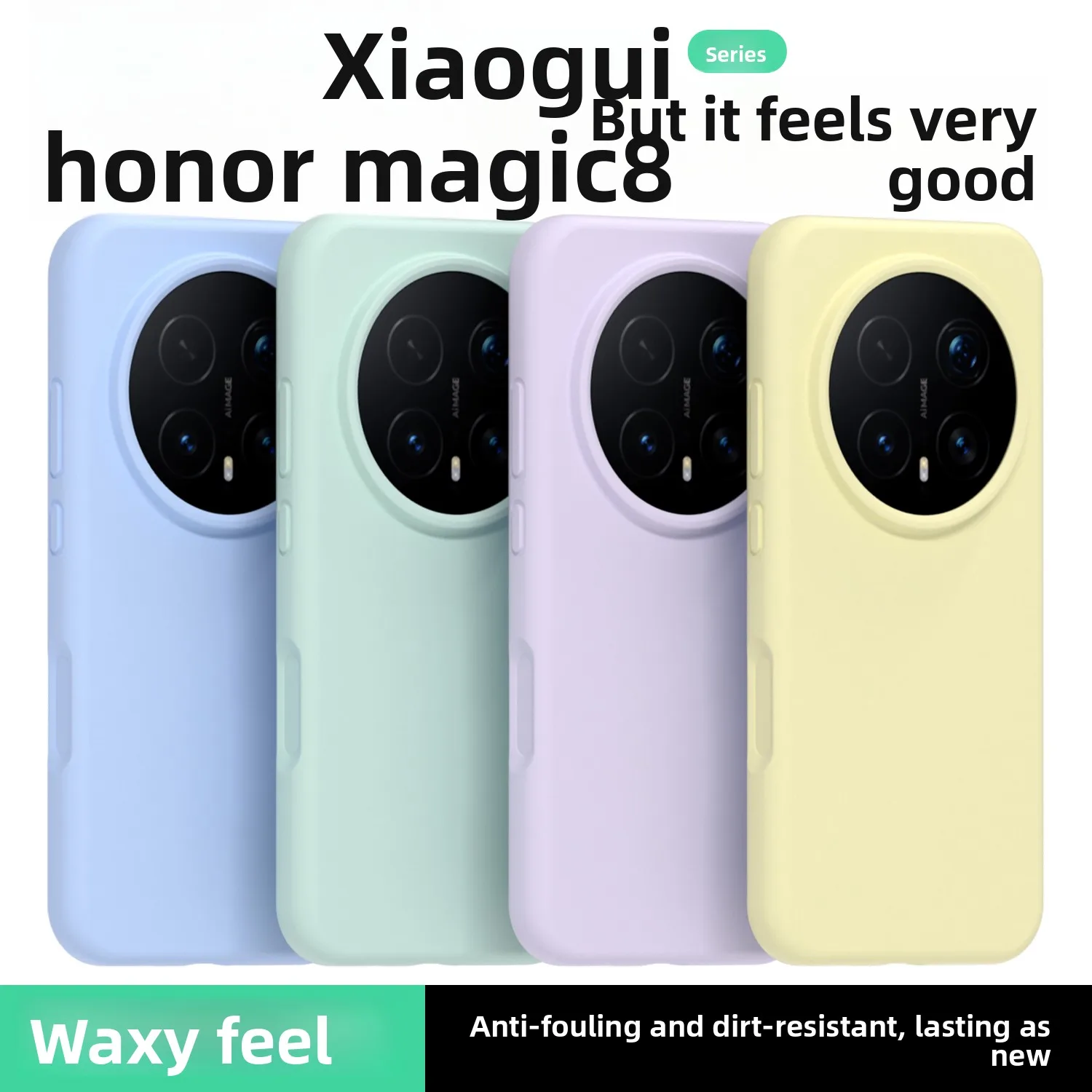 Etui For Honor Magic8 Pro Nowe Modne Silikonowe Etui Przyjazne dla Skóry, Odporne na Upadki, Ochronne na Wstrząsy, Bumper Funda