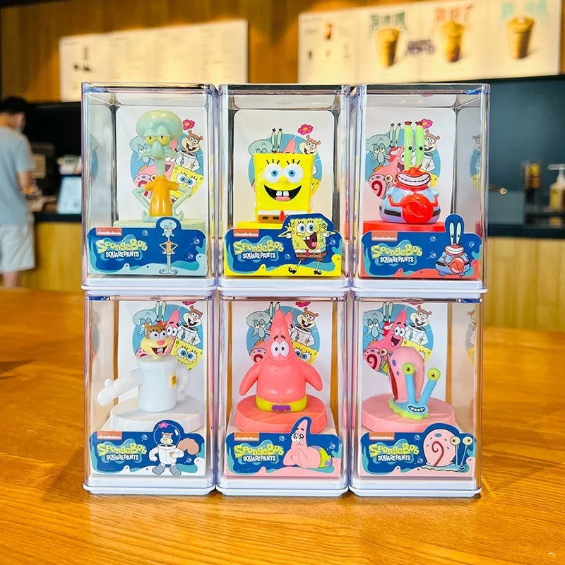 Gary the Snail Krabs, Spongebob, color stamps, cartoon series, cartoon models, decorations, birthday gifts, 6 pieces each.