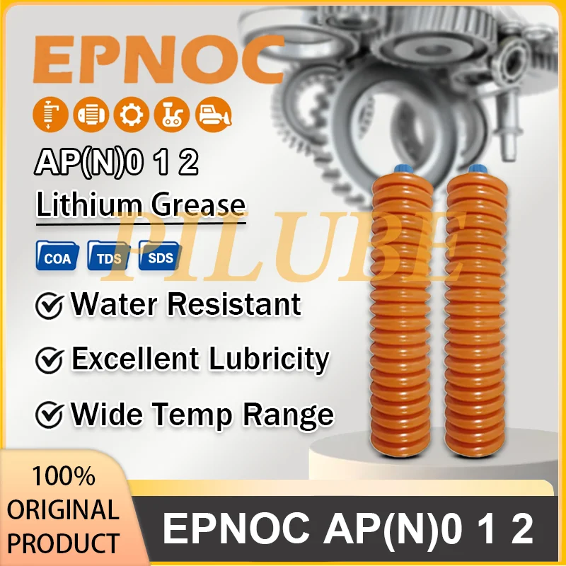 

EPNOC AP(N)0 1 2 Многоцелевая литиевая смазка 400 г смазка для подшипников, моторов, насосов, защиты промышленного и тяжелого оборудования