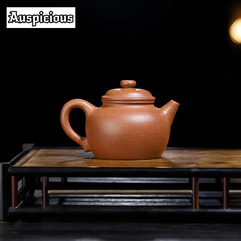 

150ml Yixing Purple Clay Button Teapot Handmade Ball Hole Filter Tea Pot Authentic Zisha Beauty Tea Maker Teaware Accessories