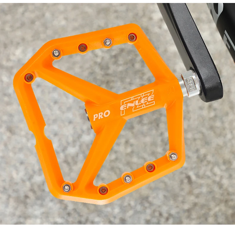 Enlee Mountainbike ultraleichtes Nylon pedal für Fahrrad pedal verbreitert ultraleichte Dichtung du Lager MTB Fahrrad pedale Zubehör – Detail 17