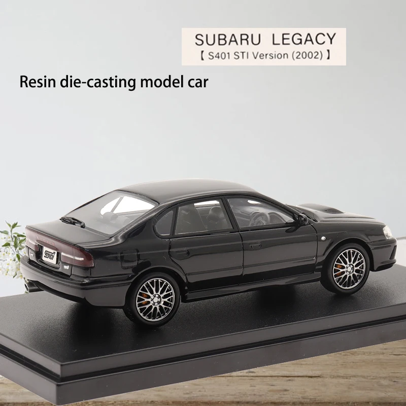 Hi-Story 1/43 Scale Resin Model Car SUBARU LEGACY S401 STI Version （2002）Limited Static Vehicle Collectible Display Gift