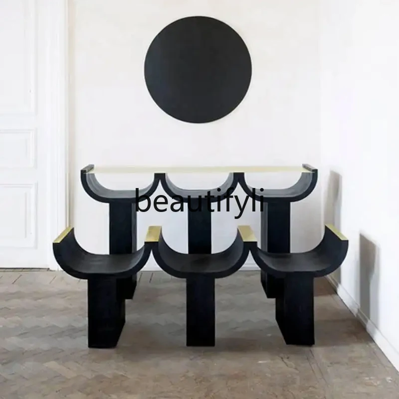

Creative Modern Minimalist Semi-Circular Entryway Table Hallway Entryway Living Room Wall-Mounted Entryway Table G