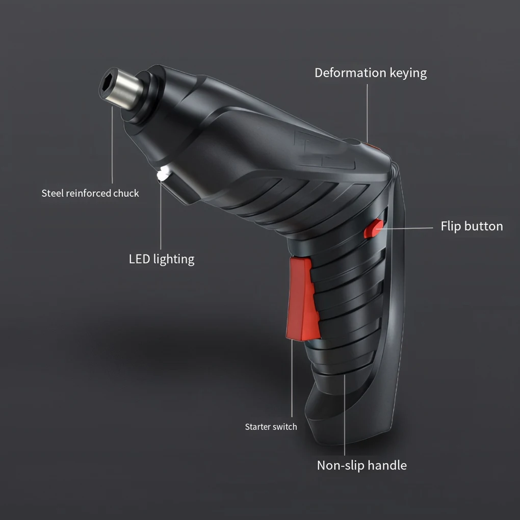 4.2V Power Tools Set Household Maintenance Repair LED Lighting Mini Household Electric Drill Cordless Screwdriver DrillTool