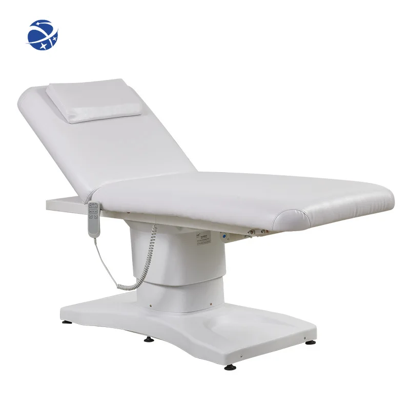 YYHC High-end flat-bed massage bed 3 motors can be lifted and lowered customized color suitable for beauty salons