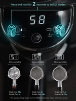 HiBREW moulin à café électrique automatique avec 34 vitesses pour expresso café américain verser sur stockage visuel des grains G3 2