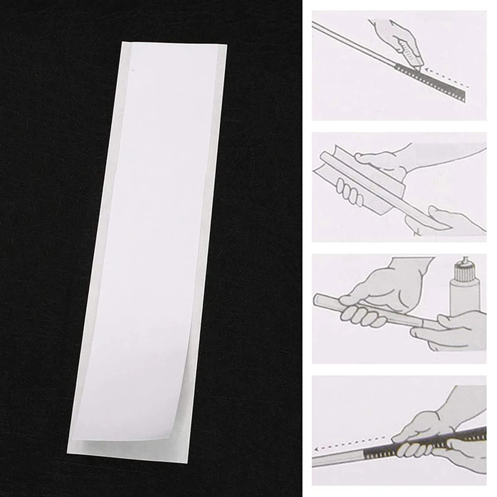 

13pcs Grip Tape Adhesive Paper for Pole Sticker Simple White Golf Decal Stick on Pole Golf Training Equipment Supplies