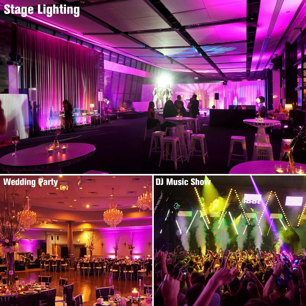 LED Stage Light 96x10W Cool White 14x40W RGBW Waterproof DMX512 RDM Strobe 16bit Dimming 180° Tilt for Event Theater Lighting