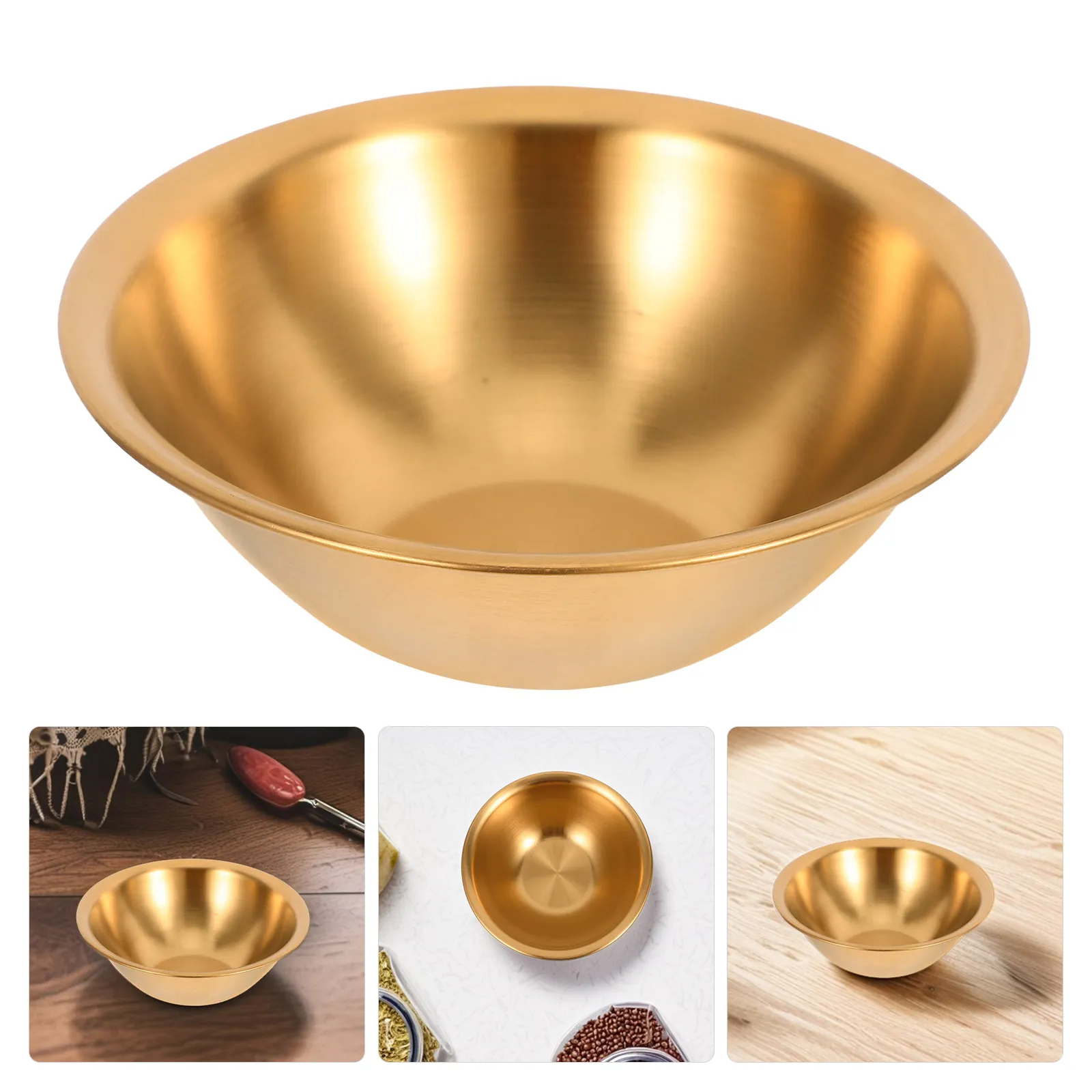 Tazón para Mezclar Ensaladas en Forma de V, de Acero Inoxidable, Estilo Coreano, de Una Sola Capa, Resistente al Óxido, Ligero, para Servir, para Salsas y Condimentos