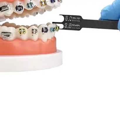 

1Pcs Dental Bracket Positioner Gauge Stainless Steel Rod Gauge Height Bracket Locator Dentist Instrument Equipment