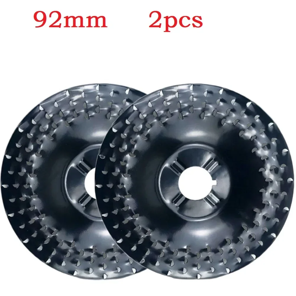 2PCS 92 มม./125 มม.เครื่องบดล้อไม้ Shaping Sanding Stab Disc สําหรับเครื่องบดมุมเครื่องมือขัด