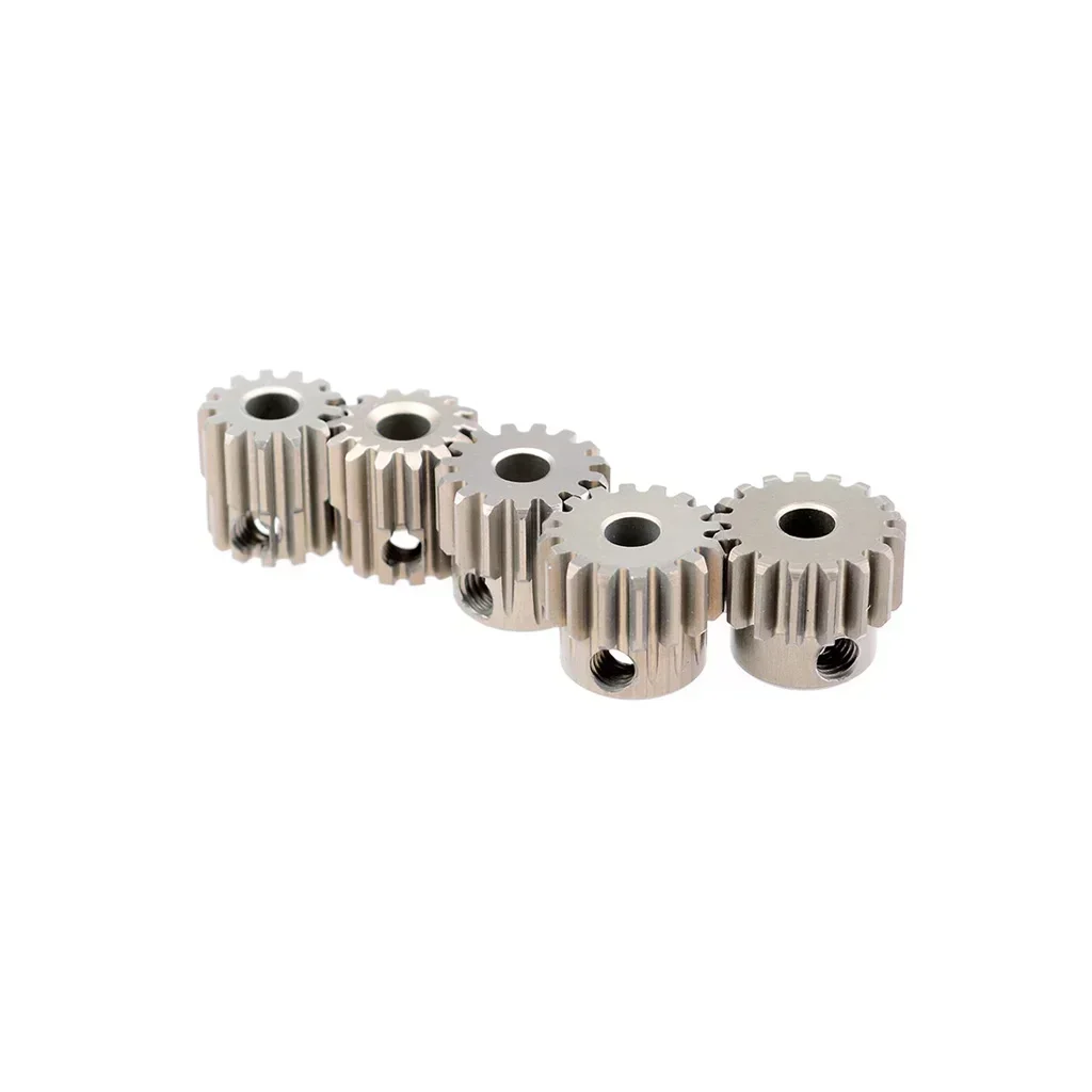 M0.6 13T 16T 17T 18T 21T 22T 23T 27T 28T 29T 32T 33T Metal Pinion Motor Gear 3.175mm Shaft for 1/10 RC Car Model Motor Parts