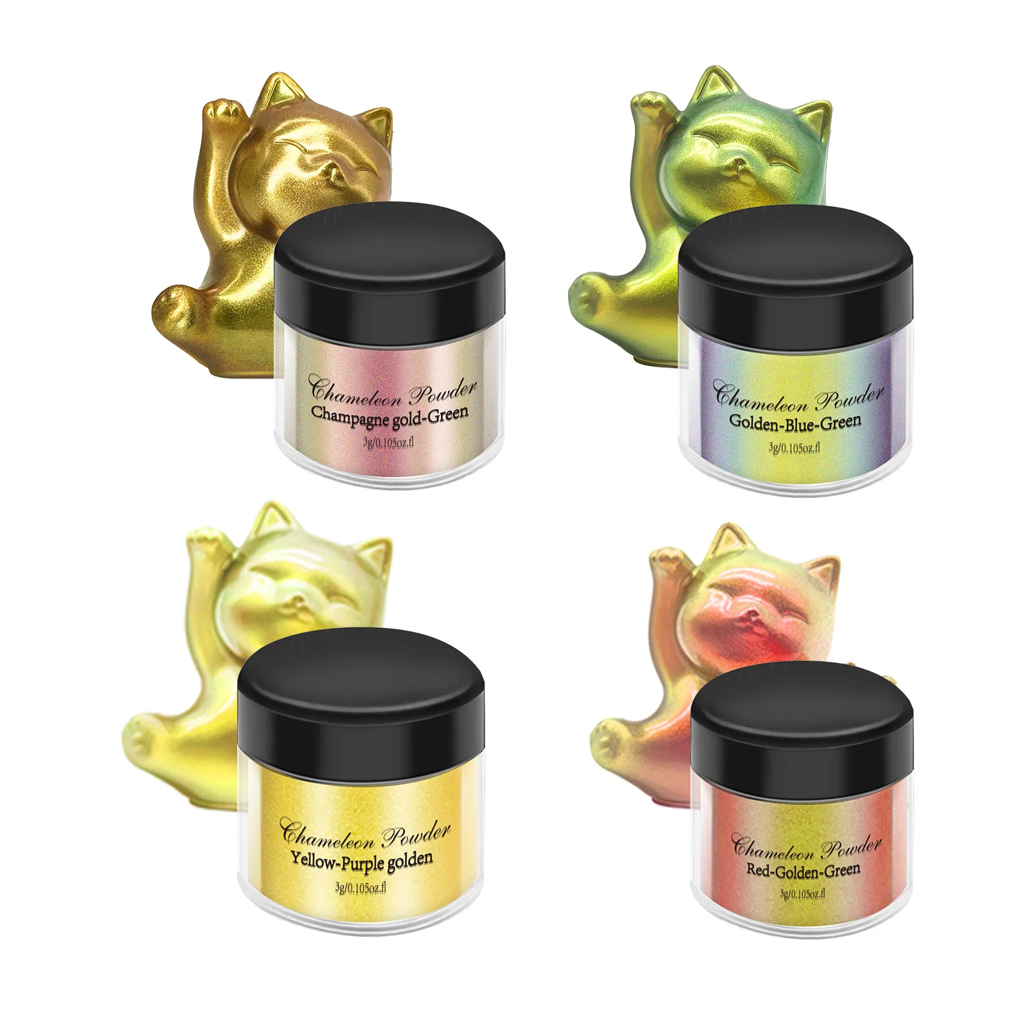 3g Chameleon Mica Powder Color Shift Pigment Powder For Epoxy Resin Painting Soap Making Bath Bombs Candle Making Dyes