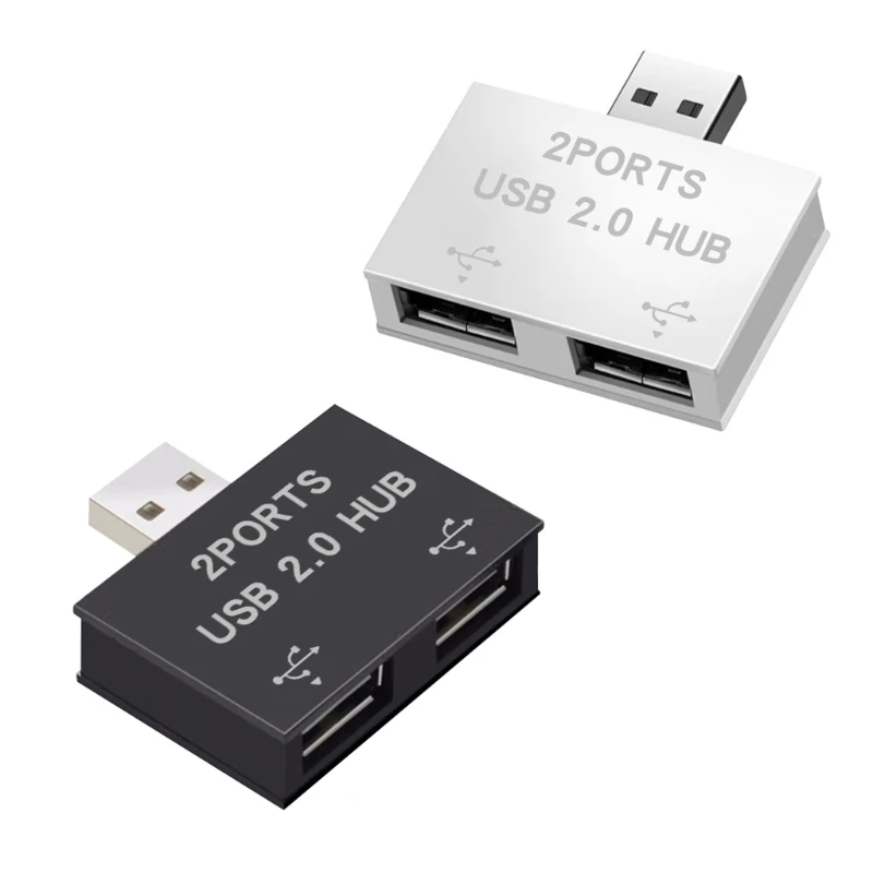 

USB 2.0 A Male To Double USB Female Splitter Hub For Efficient Data Transfer D2RC