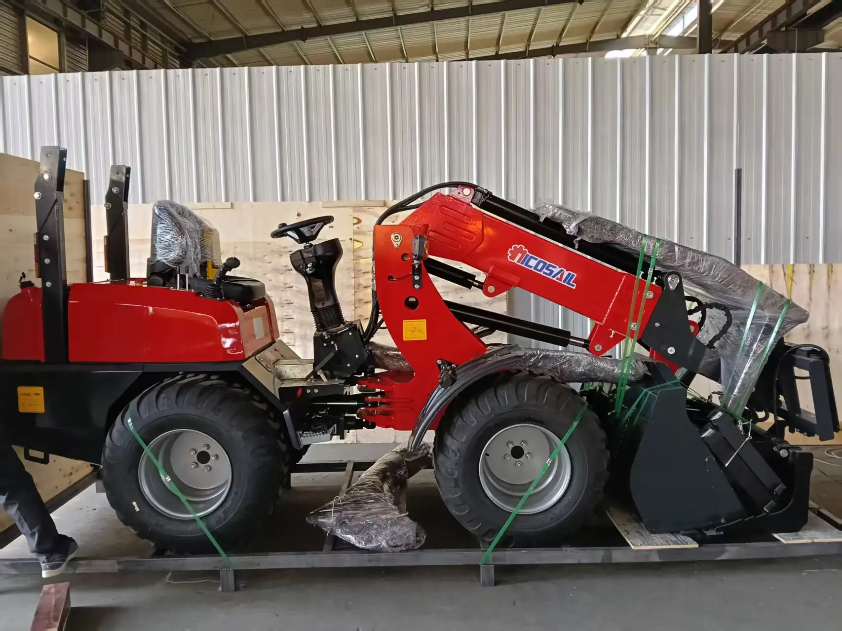 EU CE Telescopic Wheel Loader KZL918 Custom Color Logo Attachments Available