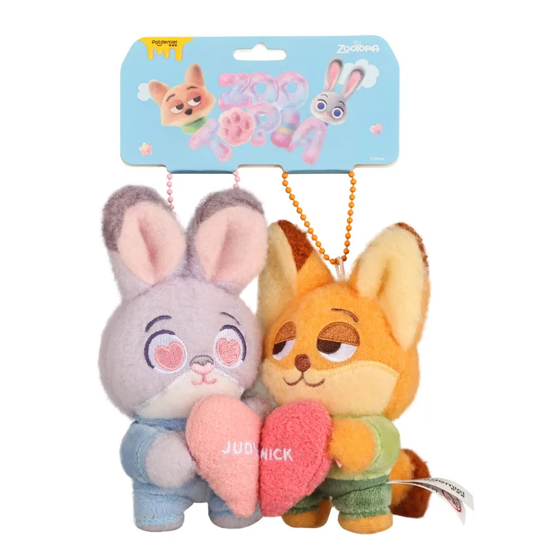 

Брелок-подвеска на Рождество для девочек, магнитный кулон с изображением Джуди и Ника