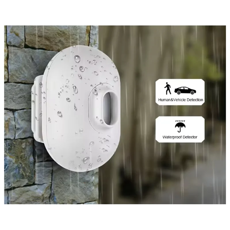 【HOME TOOLS】Alarma antirrobo para sistema de seguridad inalámbrico Detector de sensor de movimiento PIR P861 garaje de entrada a prueba de agua
