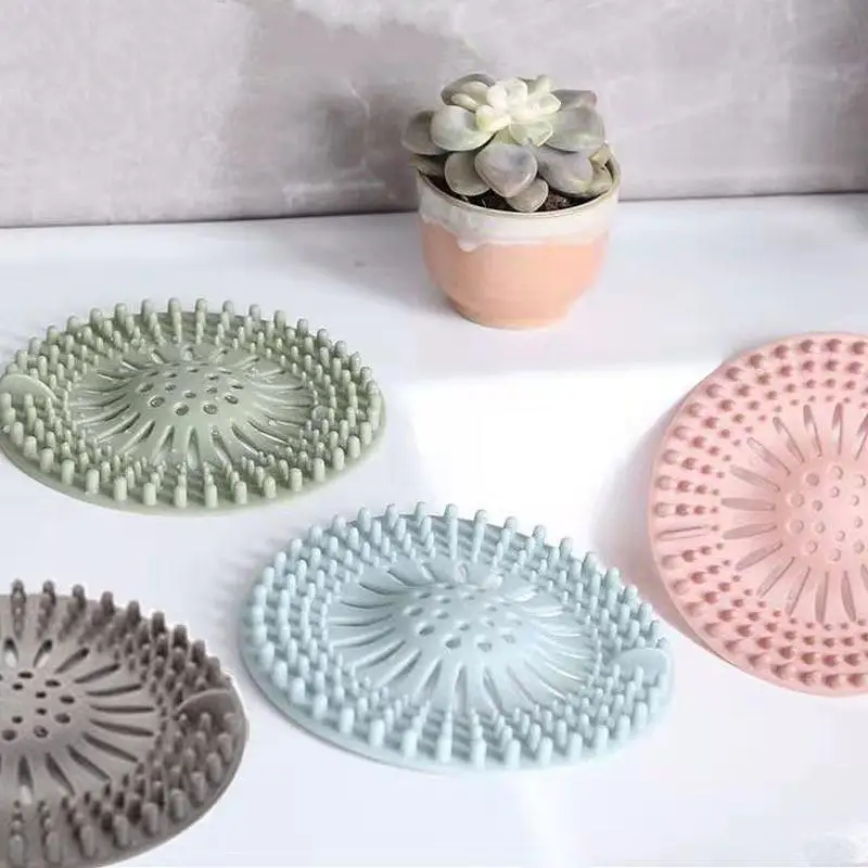 Bathroom Hair Sink Sewer Filter Floor Drain Strainer Water Hair Stopper Bath Catcher Shower Cover Clog Bathroom Accessorie - Detail 1
