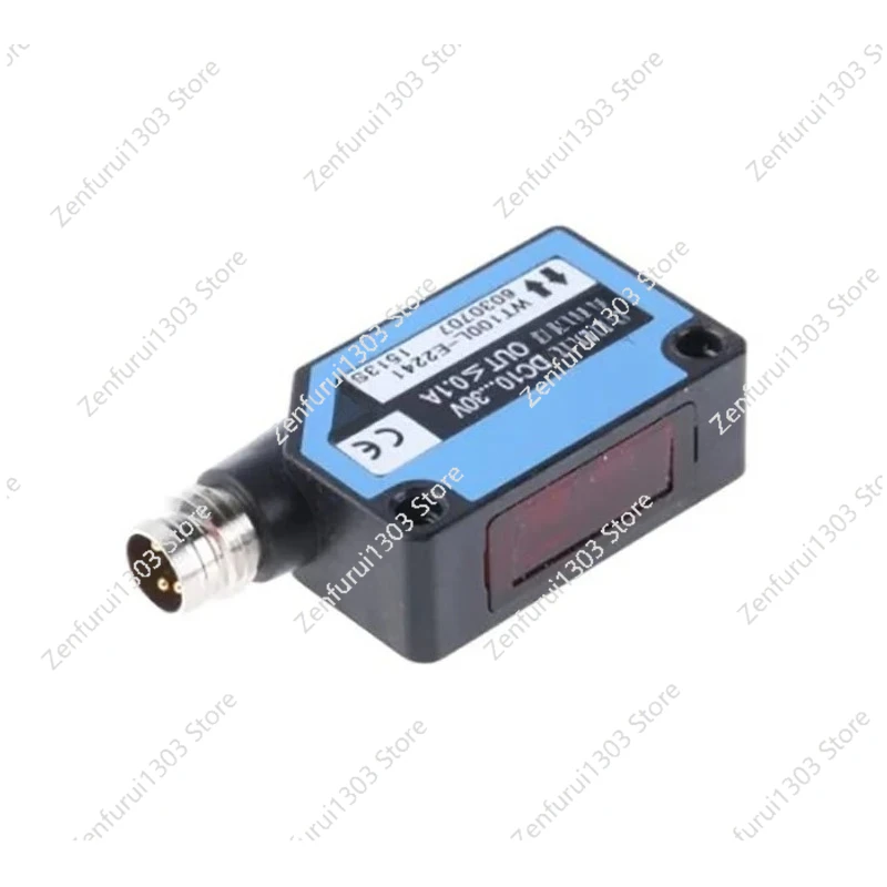 

Micro photoelectric sensor WT100L-E2241 Diffuse detection type 4-pin M8 connector detection range of 450mm original genuine spot
