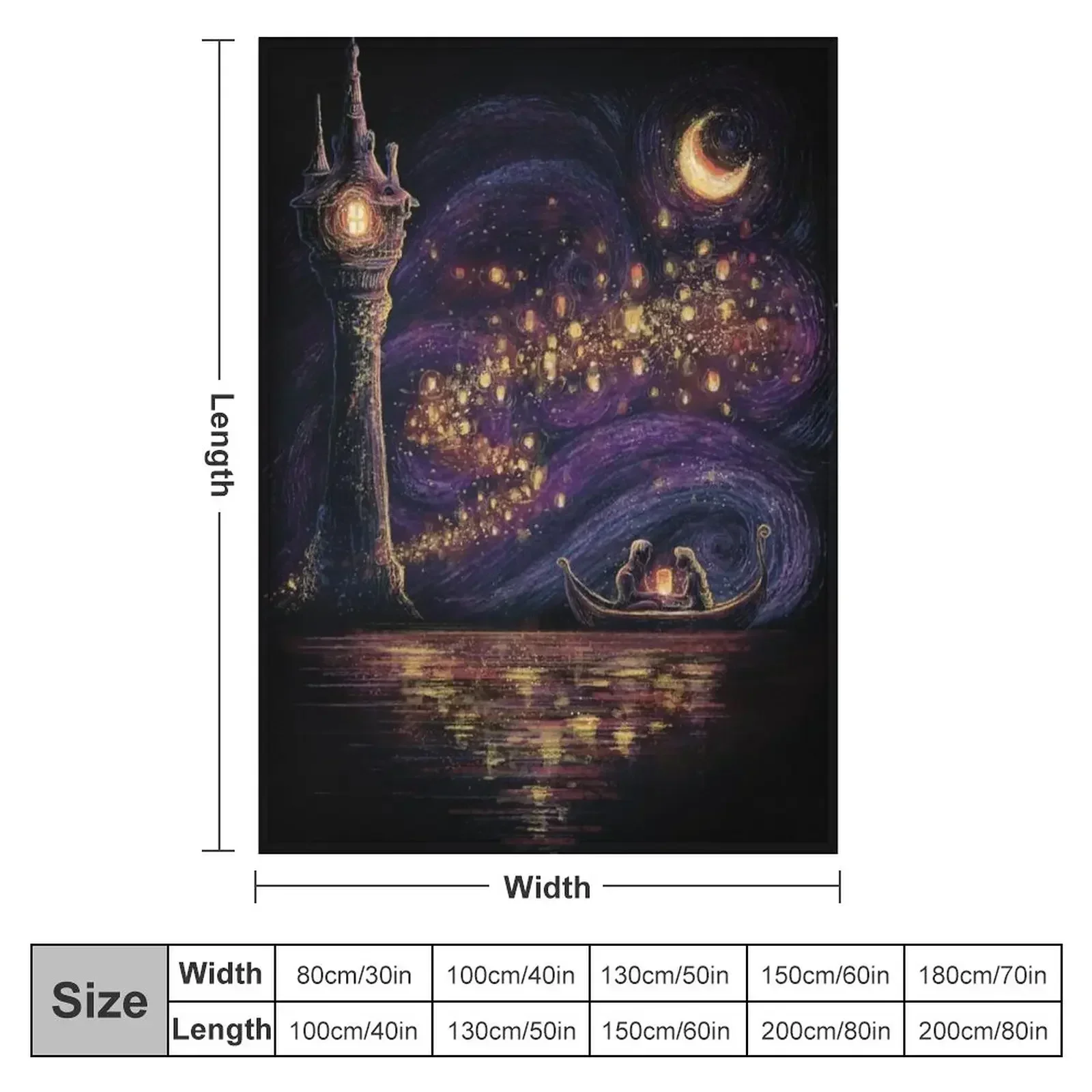 Lanterns Of Hope Throw Blanket warm winter Hair Thin halloween Custom Blankets For Baby Blankets