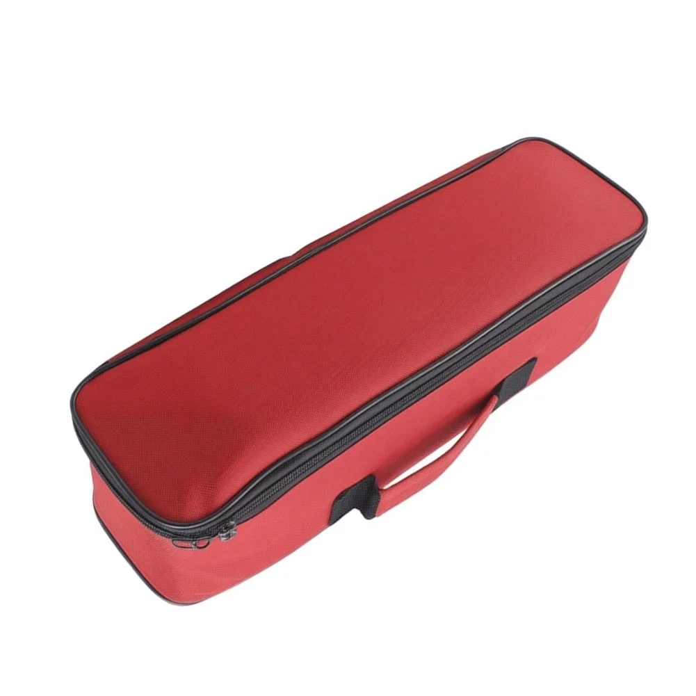 18-Inch Electrician Organizer Bag Made from Oxford Cloth with Double Zipper for Secure Transport of Power Tools and Gear