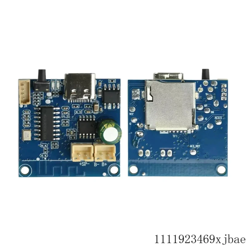 

DC 3.3~4.2V Mini Bluetooth Audio Player Module Supports TWS Interconnection 5W Amplifier Board Type-C Charging Interface